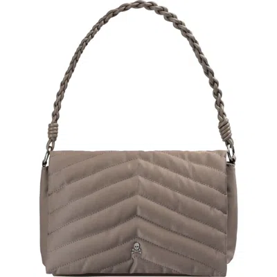 Scalpers Padded Crossbody Bag In Brown