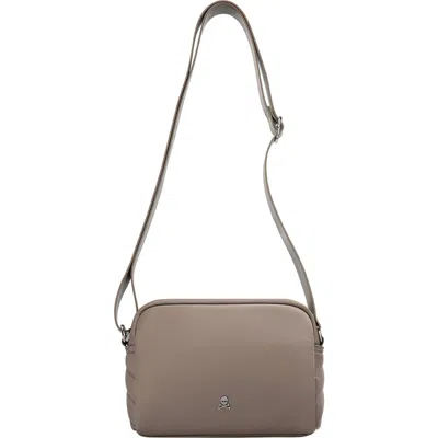 Scalpers Padded Crossbody Mini Bag In Purple