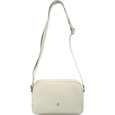Scalpers Padded Crossbody Mini Bag In White