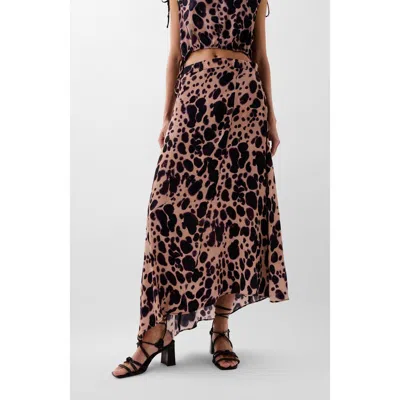 Scalpers Paleleo Print Skirt In Multi