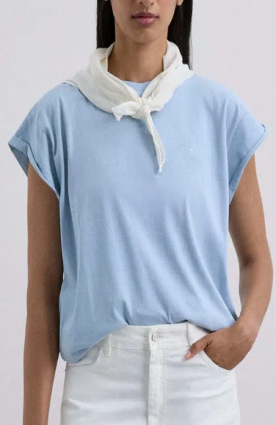 Scalpers Plainskull Tee In Blue