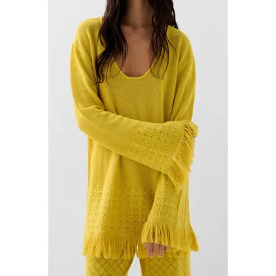 Scalpers Pointelle Knit Jumper In Multi