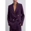 Scalpers Purple Blazer In Purple