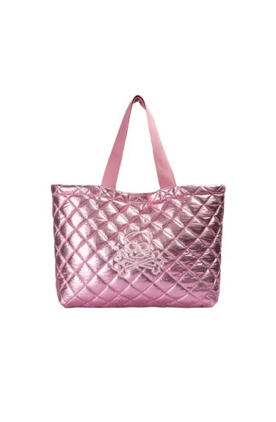 Scalpers Kids'  Quilted M Bag Girls In Blue