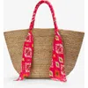 Scalpers Rafia Bag In White