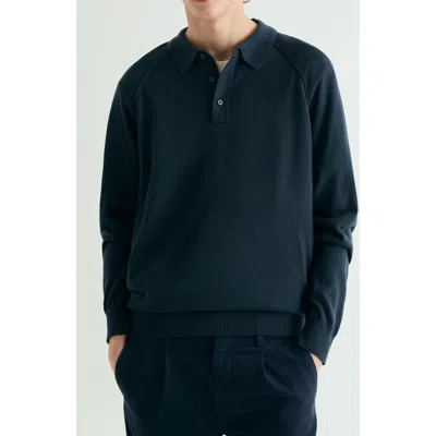 Scalpers Raglan Polo Neck Sweater In Black