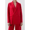Scalpers Red Blazer In Red
