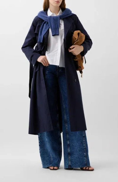 Scalpers Removable Trench In Blue