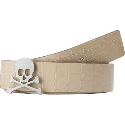 Scalpers Reversible Leather Belt In Brown