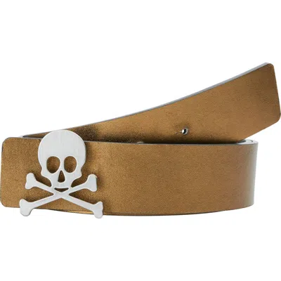 Scalpers Reversible Leather Belt In Brown