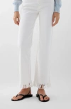 Scalpers Rivet Shell Denim Pant In White