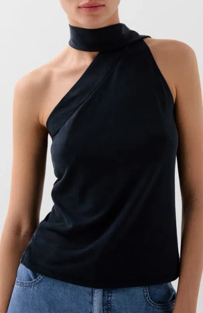 Scalpers Rouched Asy Top In Black