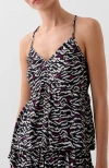 Scalpers Ruffle Mini Top In Black