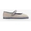 Scalpers Rustic Strap Slipper In Silver