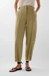 Scalpers Safari Stitching Pant In Brown