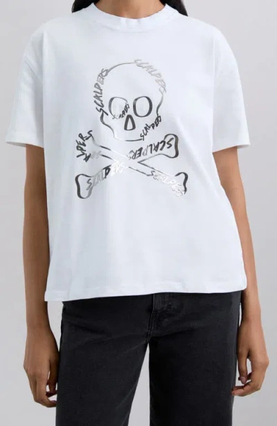 Scalpers Sign Tee In White