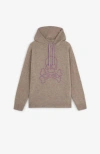 Scalpers Skull Hoodie Tricot Girls In Brown
