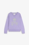 Scalpers Skull Intarsia Tricot Girls In Purple
