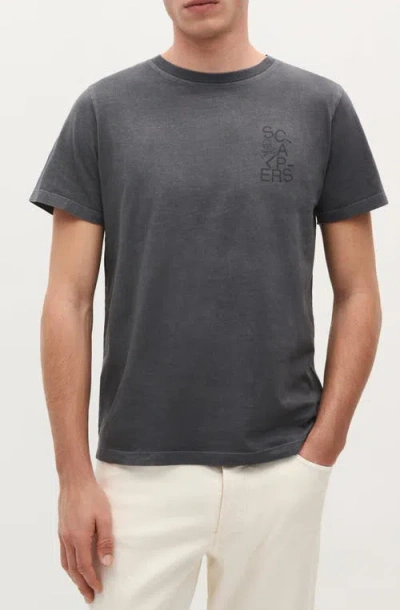 Scalpers Skull Sound Tee In Gray