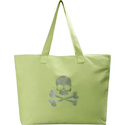 Scalpers Kids'  Skull Tote Bag In White