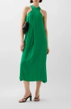 Scalpers Slip Cross Dress In Green