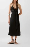 Scalpers Slip Knot Dress In Black