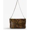 Scalpers Snake Bag In Brown