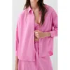 Scalpers Strass Set Shirt In Pink