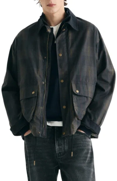 Scalpers Striped Printed Oxford Shirt