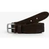 Scalpers Stripes Zigzag Belt In Brown