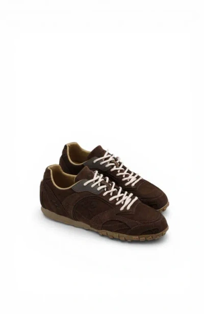 Scalpers Suede Running Shoe In Multi