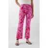 Scalpers Summer Print Denim Pant In Multi