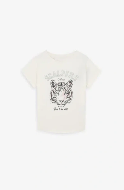 Scalpers Kids'  Tigertee Girls In White