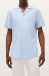 Scalpers Wales Resort Striped Shirt In Blue