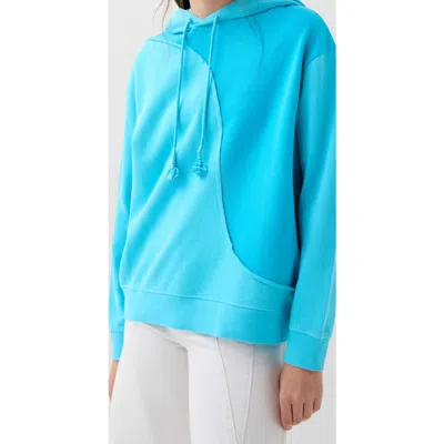 Scalpers Waves Hoodie Sweater In Blue