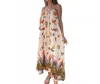Scandal Italy Giulia Maxi Dress In Multi Color In Multi