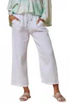 Scandal Italy Italian Cotton Bells Pants In White In White
