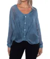 Scandal Italy Keva Blouse In Blue In Blue