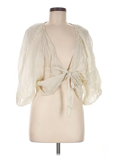 Pre-owned Scandal Italy Kimono In Ivory