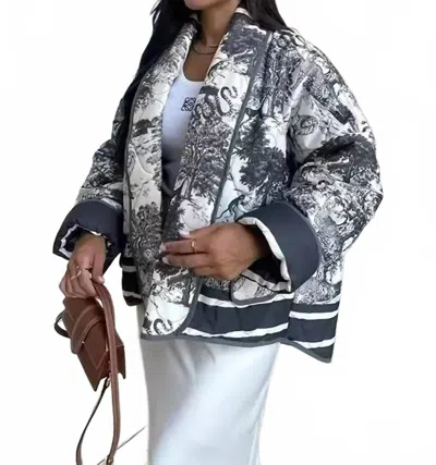 Scandal Italy Noel Jacket In Grey In Gray