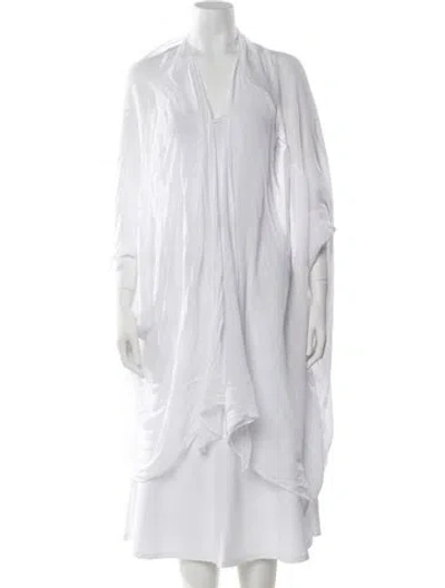 Pre-owned Scandal Italy Robe In White
