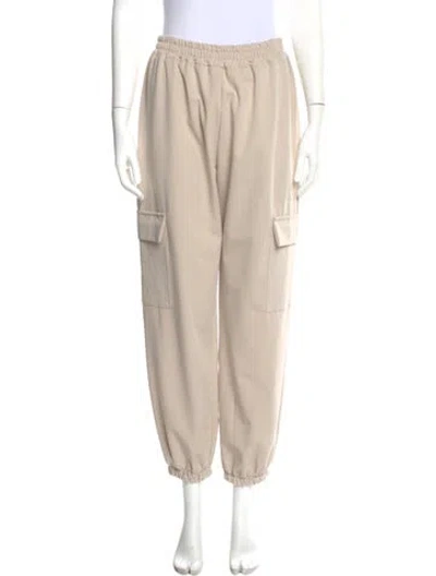 Pre-owned Scandal Italy Straight Leg Pants W/ Tags In Neutral