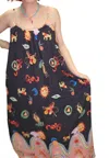 Shop Scandal Italy The Wild & Free Maxi Dress In Black