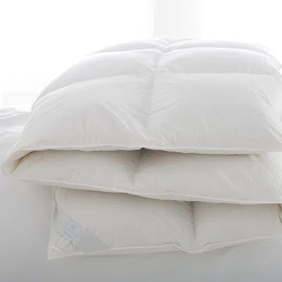 Scandia Home Vienna Medium Weight Down Comforter, Twin In White