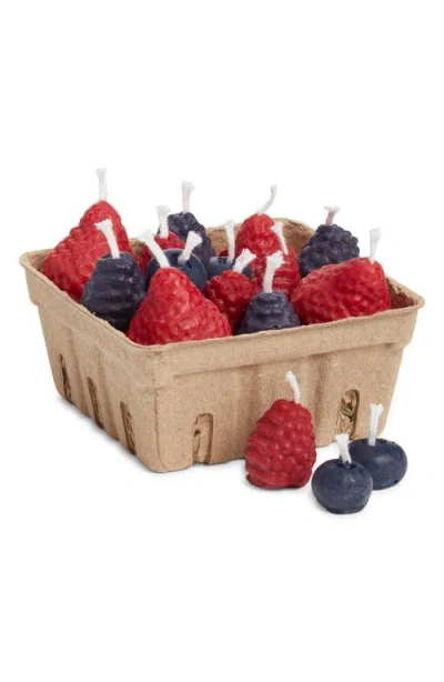 Scandles 16-pack Mixed Berry Candles In Multi