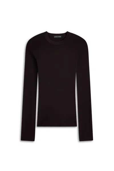 Scanlan Theodore Babywool Crew Sweater In Mogano