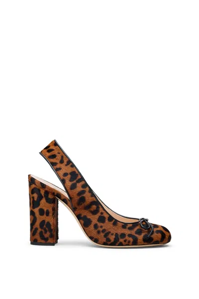 Scanlan Theodore Ballerina Slingback 9.5 In Sahara.print