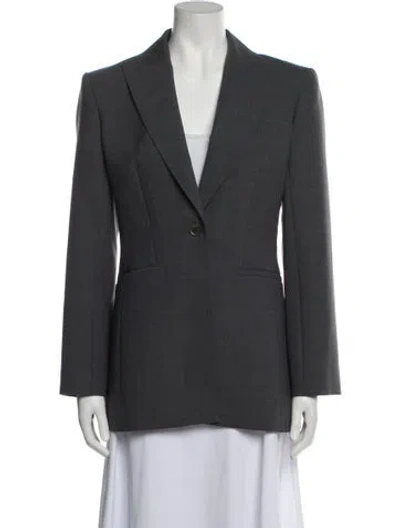 Pre-owned Scanlan Theodore Blazer In Gray