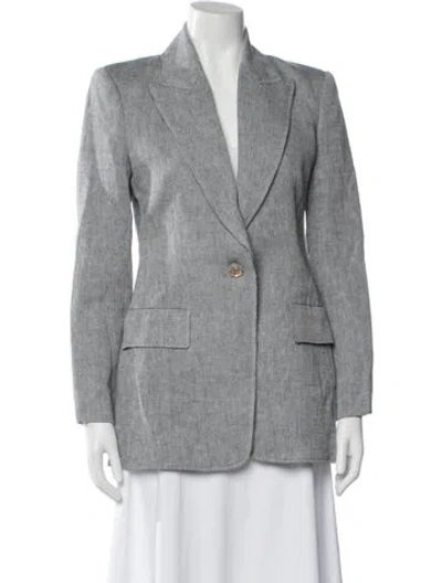 Pre-owned Scanlan Theodore Blazer In Gray