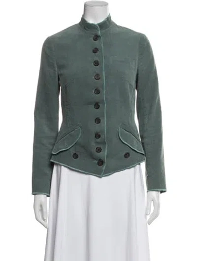 Pre-owned Scanlan Theodore Blazer In Green